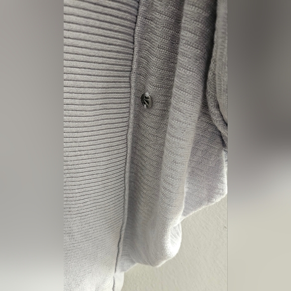 Lululemon Stillness Wrap Kimono Shrug  Silver Fox Dusty Blue One Size S … - Picture 9 of 10